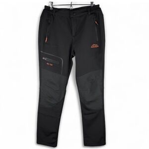 OutdoorSport Wei-Tex Mens Black Fleece Lined Hiking Snow Outdoors Pants Medium